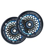 ROOT INDUSTRIES Lotus Wheels 110mm x 24mm - BLACK/BLUE-RAY