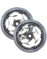 ENVY 120mm Tri Bearing 30mm Wheels - CHROME/CLEAR