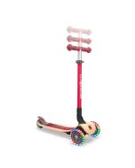 GLOBBER Primo Foldable  w/Lights - WOOD / RED