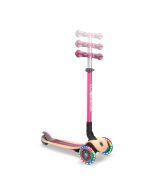 GLOBBER Primo Foldable  w/Lights - WOOD / PINK