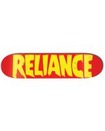 RELIANCE Skateboard Deck LOGO RED 8.25