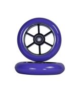 GRIT Wheels 110mm - PURPLE / BLACK  (Pair)