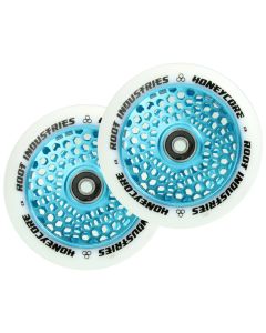 ROOT INDUSTRIES HoneyCore Wheels 110mm x 24mm - WHITE/SKY BLUE