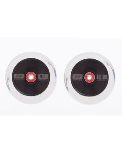 GRIT H2O Trans Clear/Black 110mm (Pair)