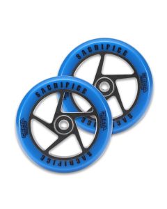 Sacrifice DELTA CORE Wheels 110mm - ROYAL BLUE/BLACK (Pair)