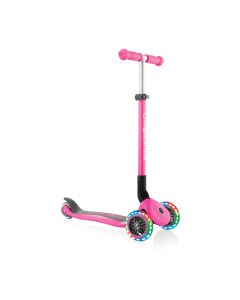GLOBBER Primo Foldable w/Lights - NEON PINK