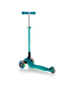 GLOBBER Primo Foldable PLUS With Lights - EMERALD GREEN