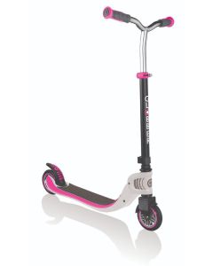 GLOBBER Flow 125 Scooter - FOLDABLE - White / Pink