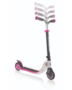 GLOBBER Flow 125 Scooter - FOLDABLE - White / Pink