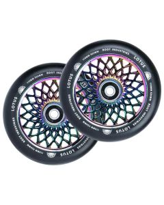 ROOT INDUSTRIES Lotus Wheels 110mm x 24mm - BLACK/ROCKET FUEL