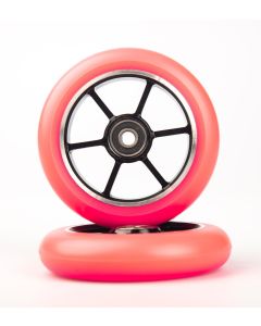 GRIT Wheels 110mm -  PINK / BLACK (Pair)