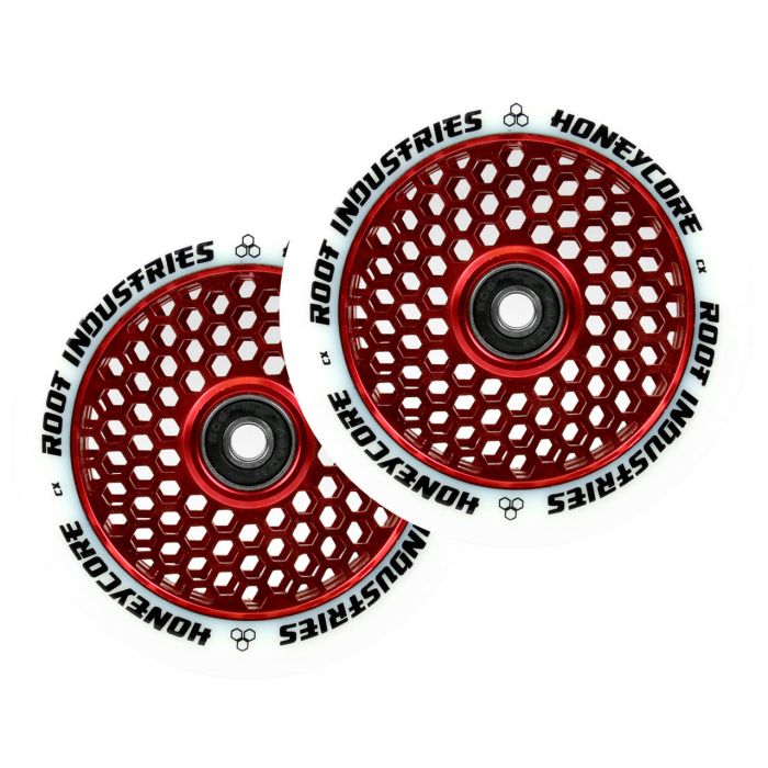 ROOT INDUSTRIES HoneyCore Wheels 110mm x 24mm - WHITE/RED