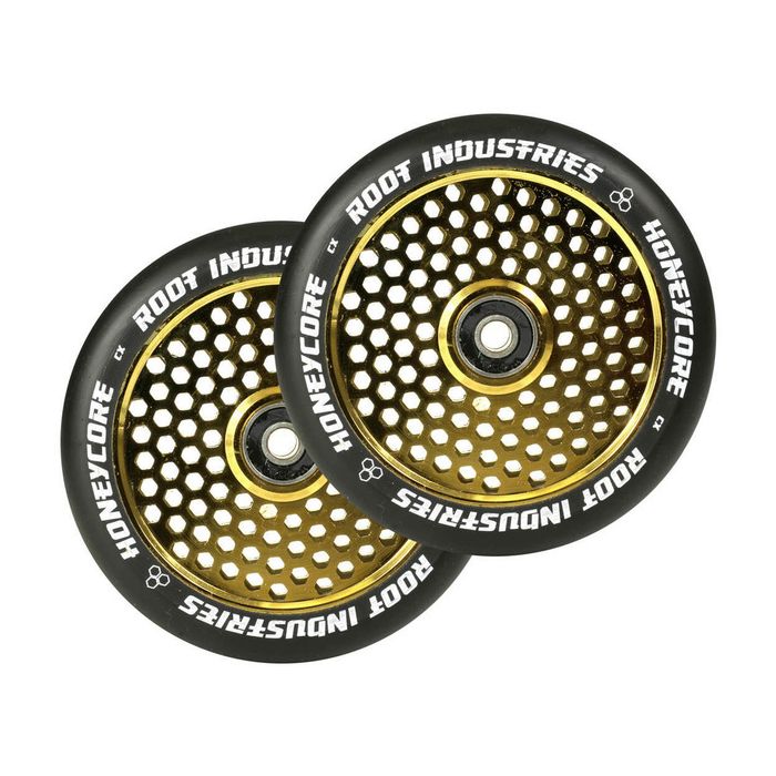 ROOT INDUSTRIES Honeycore Wheels 120mm x 24mm - BLACK/GOLD