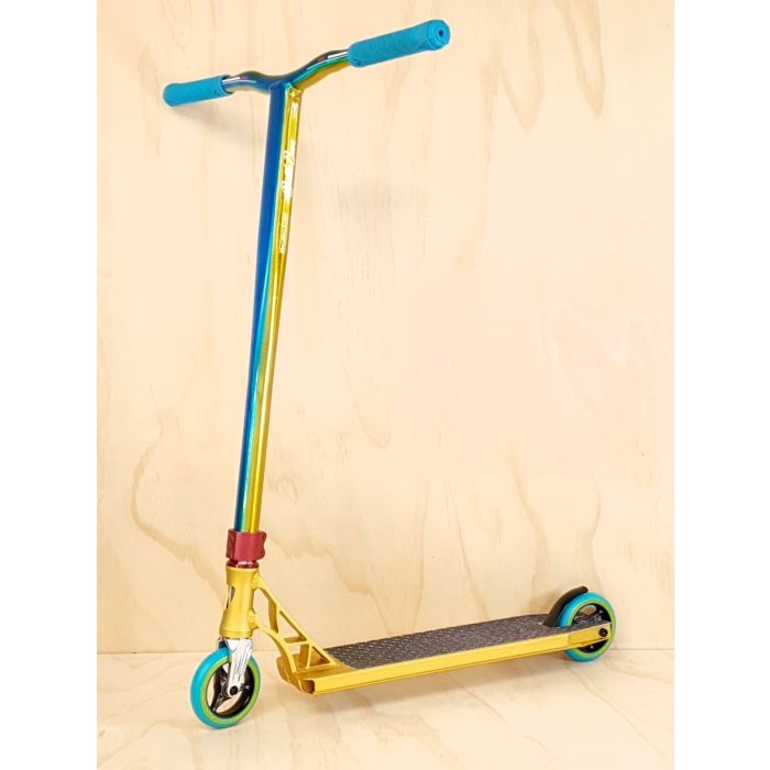 Custom Scooter - GRIT GOLD - BLUE/YELLOW/RED