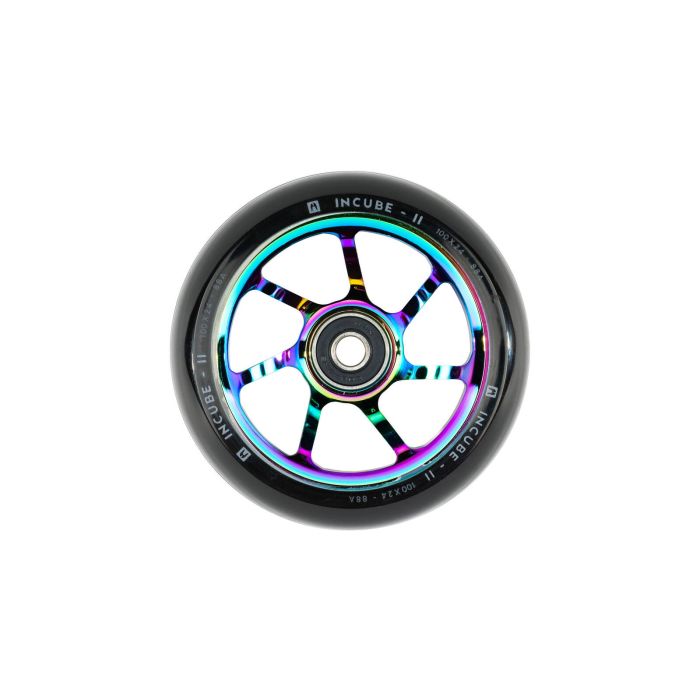 ETHIC INCUBE Wheel  V2 100mm - Neo Chrome (SET)