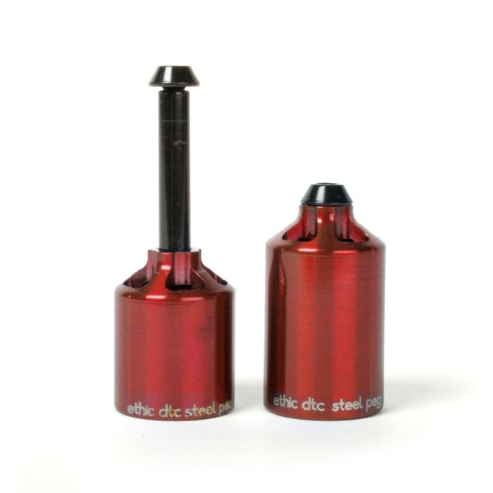 Ethic Steel Pegs - RED