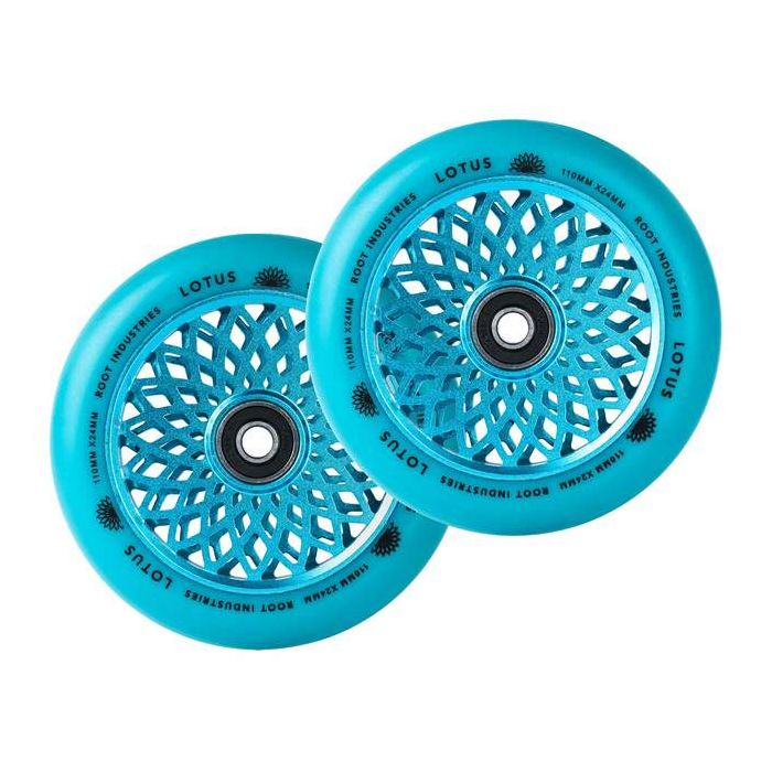 ROOT INDUSTRIES Lotus Radiant Wheels 110mm x 24mm - BLUE