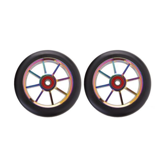 GRIT Wheels 100mm - BLACK / NEO (Pair)