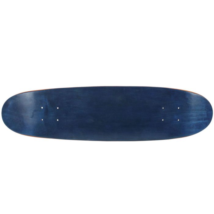 MOOSE 7 x 28 CRUISER Skateboard Deck BLUE STAIN