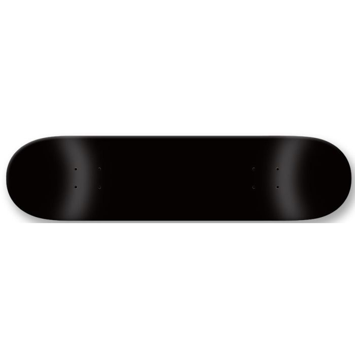 MOOSE BLANK Skateboard Deck BLACK 7.0 mini