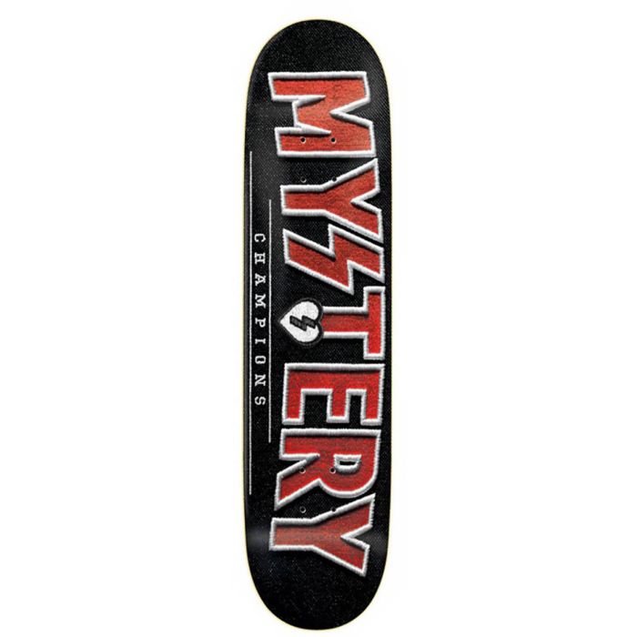 MYSTERY Skateboard Deck CHAMPIONS RED 8.25