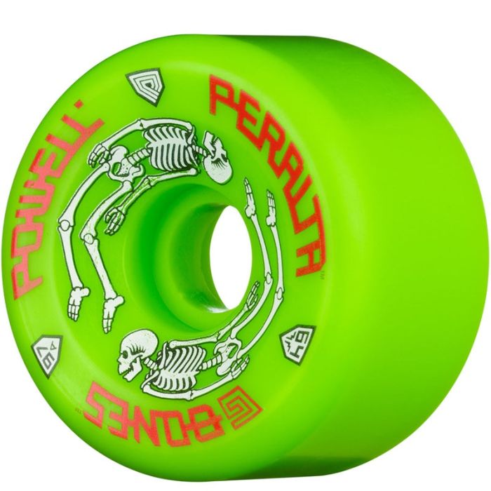 Powell Peralta G-Bones Wheels 64mm 97a - Green (4 pack)