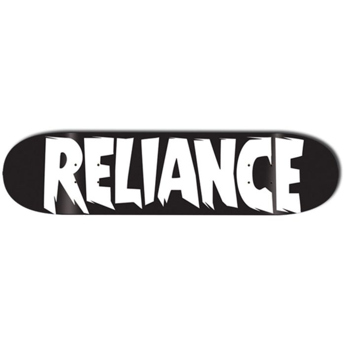 RELIANCE Skateboard Deck LOGO BLACK 8.25