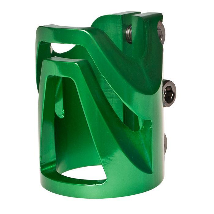 District Triple Light Clamp GREEN - OVERSIZED