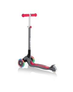 GLOBBER Primo Foldable w/Lights - GREY/RED