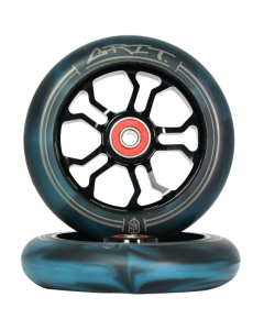 Grit 110mm Wheel Black / TEAL Black (swirl)