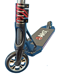 sz S/M Striker Park Custom Scooter Black / Red