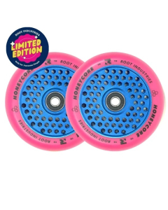 ROOT INDUSTRIES HoneyCore Wheels 110mm x 24mm - PINK / BLUE