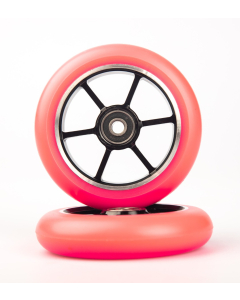 GRIT Wheels 110mm -  PINK / BLACK (Pair)