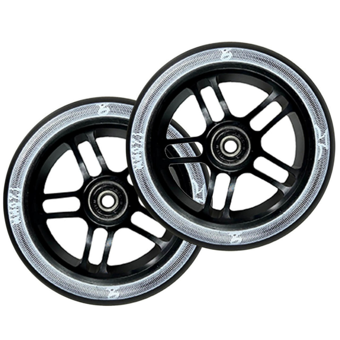 AO Circle Wheels 120mm - BLACK (Pair)