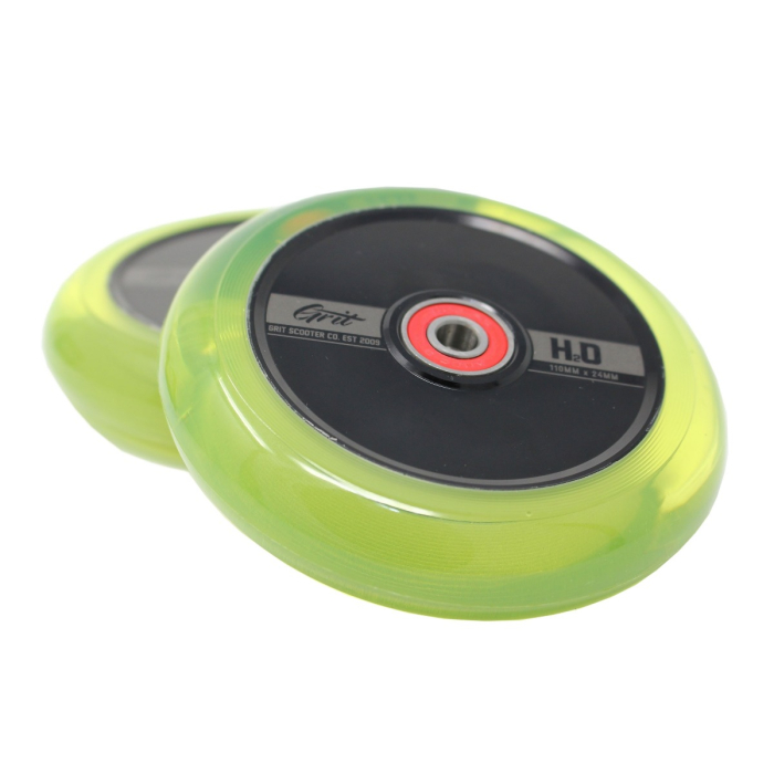 GRIT H2O Trans Yellow/Black 120mm (Pair)