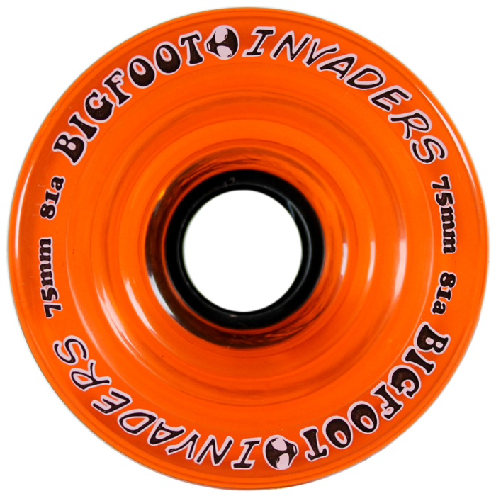 Bigfoot Wheels 75mm 81a Invaders Orange