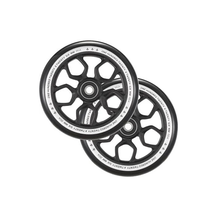 ENVY 120mm Lambo Wheels - Pair - BLACK