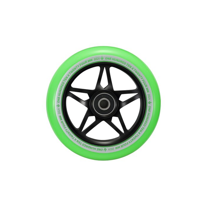 ENVY 110mm S3 Wheel Black/Green
