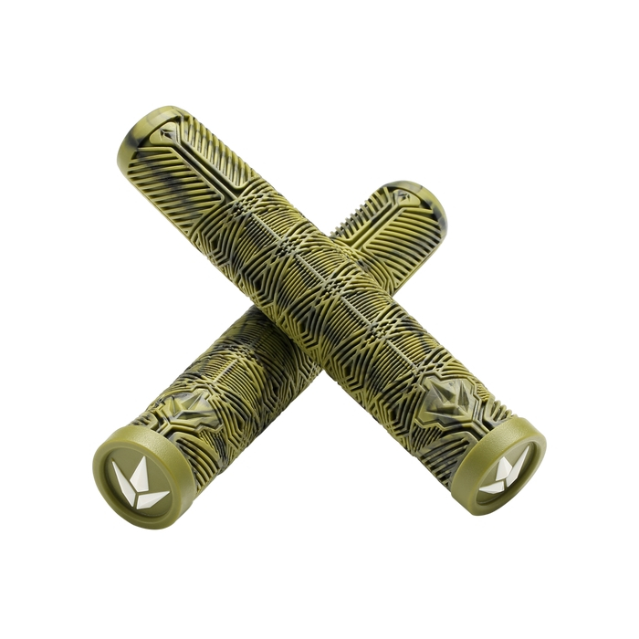 ENVY V3 Scooter Grips - OLIVE/BLACK