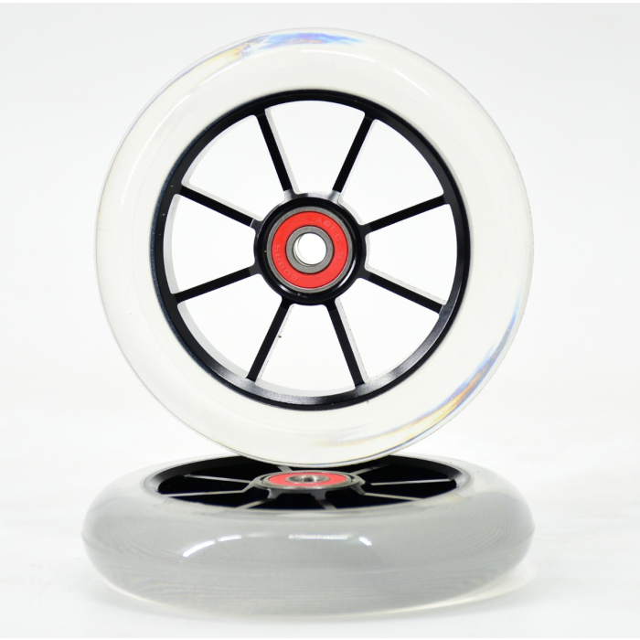 GRIT Wheels 110mm - BLACK / CLEAR (Pair)